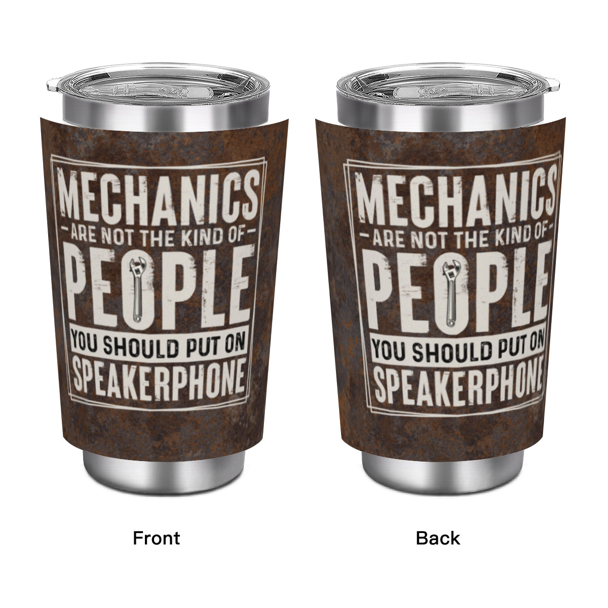 Mechanics & Speaker Phones 20oz Tumbler - Kim’s Signature Beauty & Accessories (Store description)