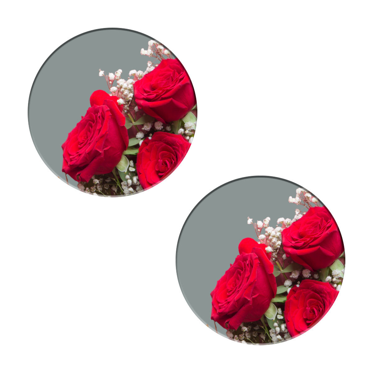 Rose Bud Round Coasters - Kim’s Signature Beauty & Accessories