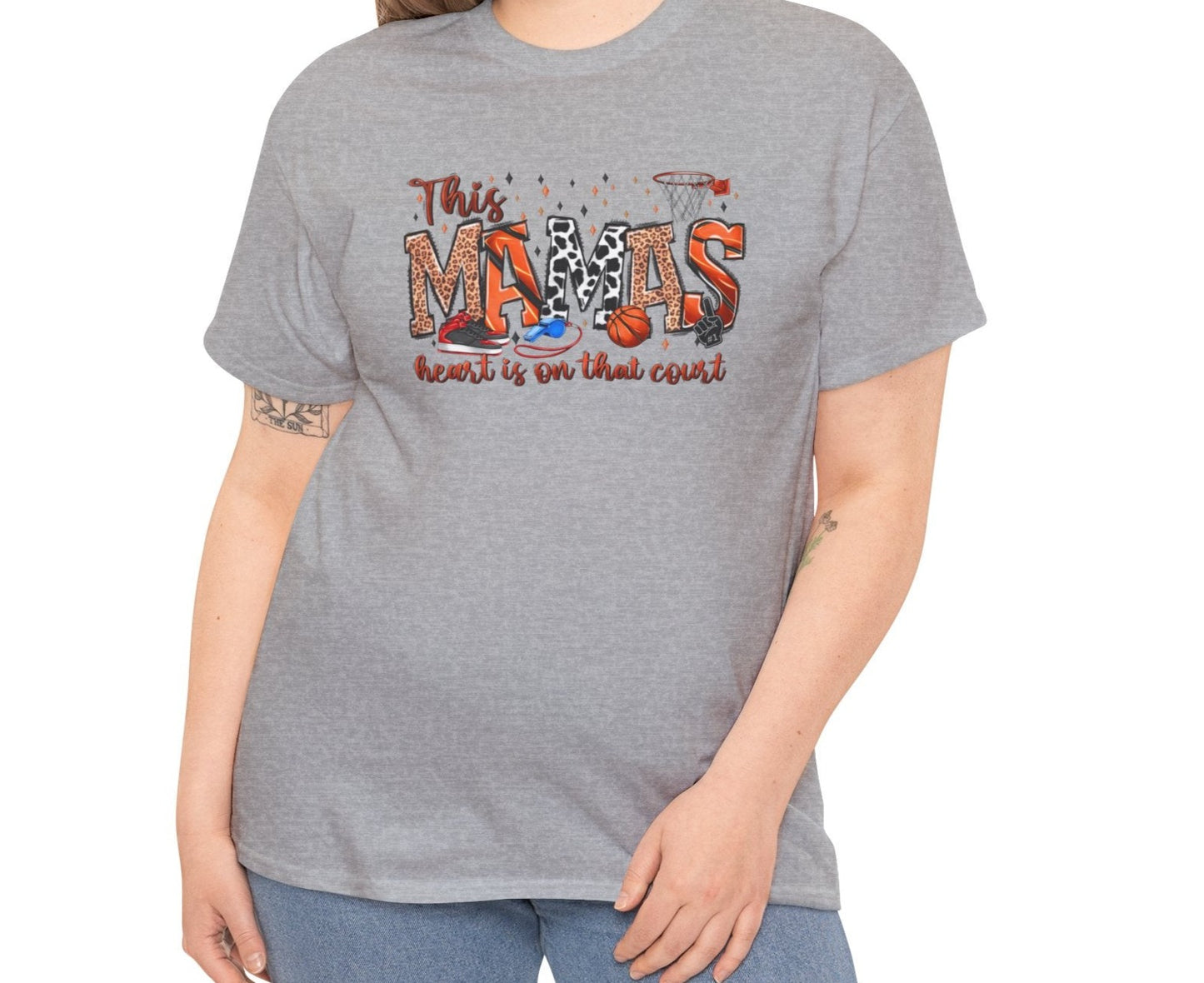 Heart on the Court Tee - Kim’s Signature Beauty & Accessories (Store description)