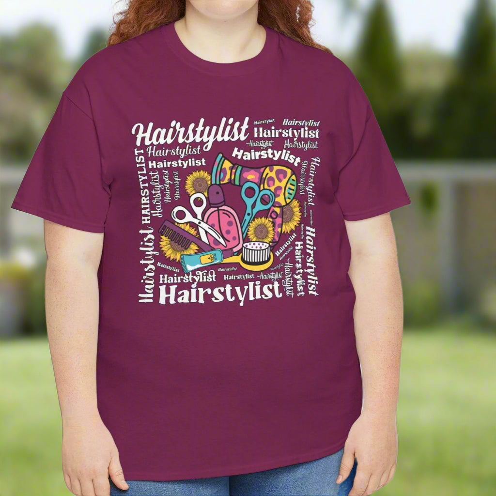 Hair Stylist Tools Design Tee - Kim’s Signature Beauty & Accessories