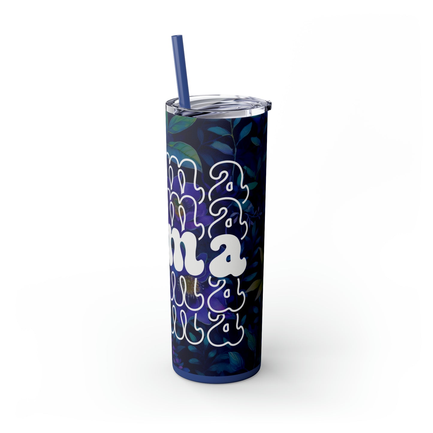 Mama | Skinny Tumbler with Straw, 20oz - Kim’s Signature Beauty & Accessories (Store description)