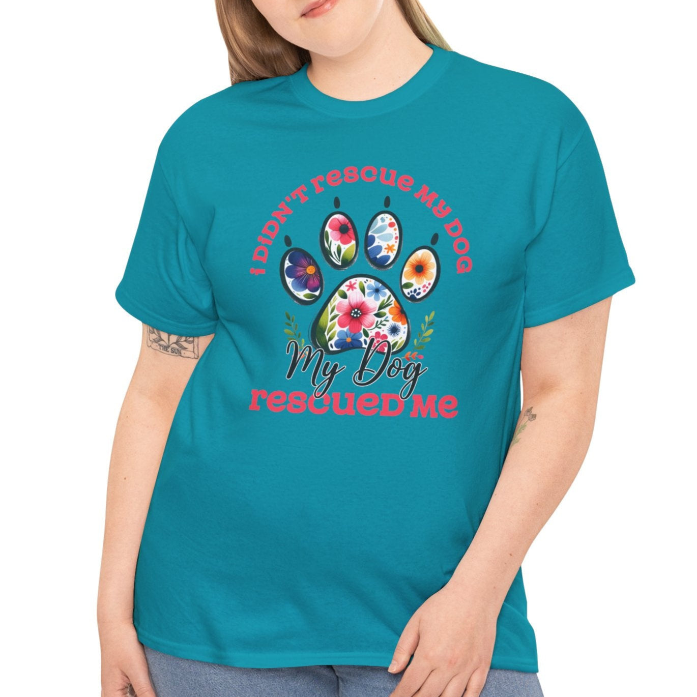 My Dog Rescued Me Tee - Kim’s Signature Beauty & Accessories (Store description)