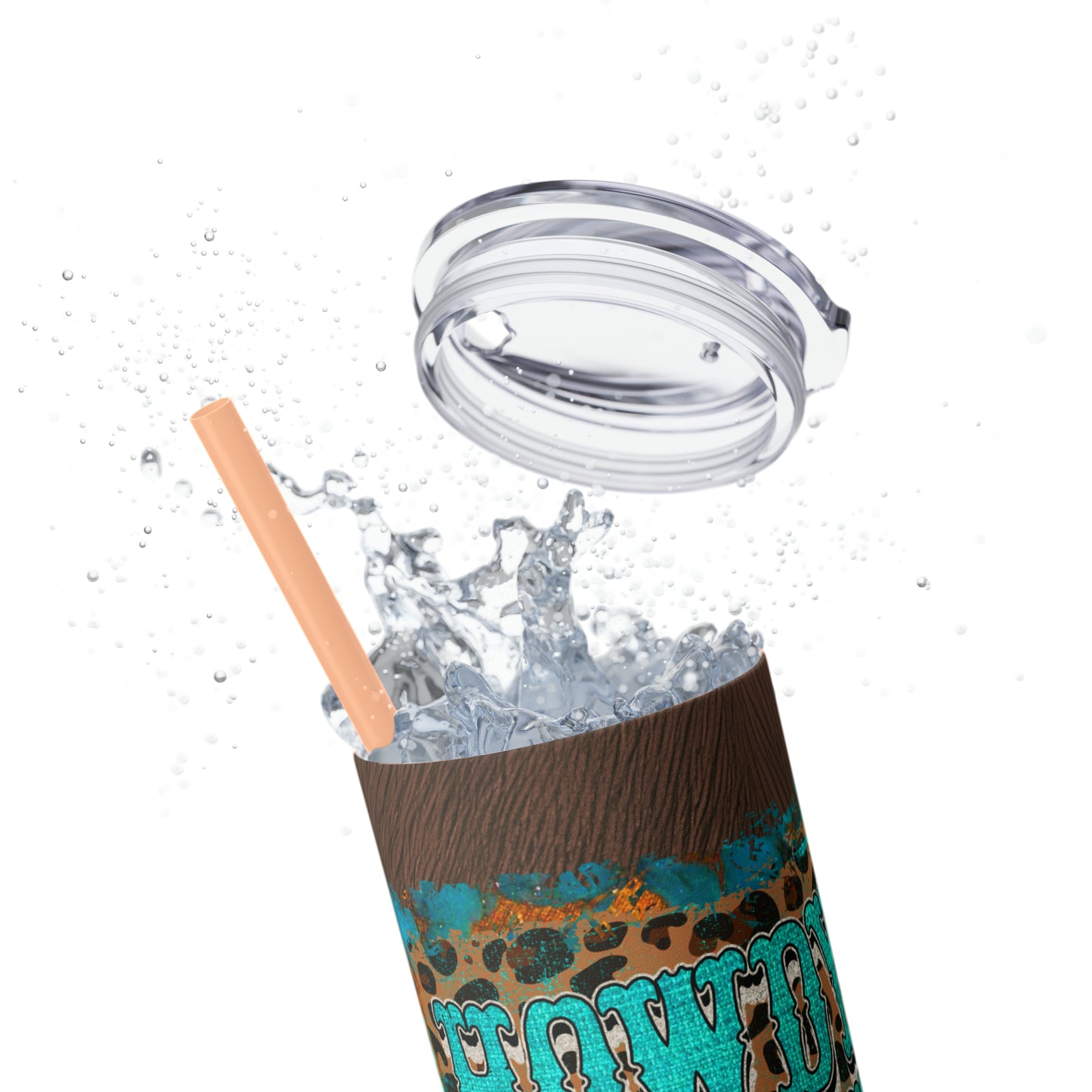 Howdy! | Skinny Tumbler with Straw, 20oz - Kim’s Signature Beauty & Accessories (Store description)