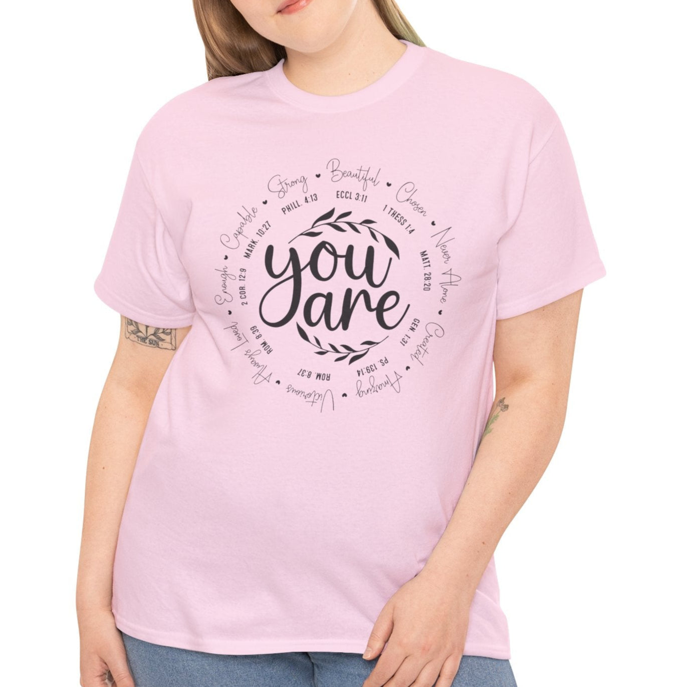 You Are...Scripture Tee - Kim’s Signature Beauty & Accessories (Store description)