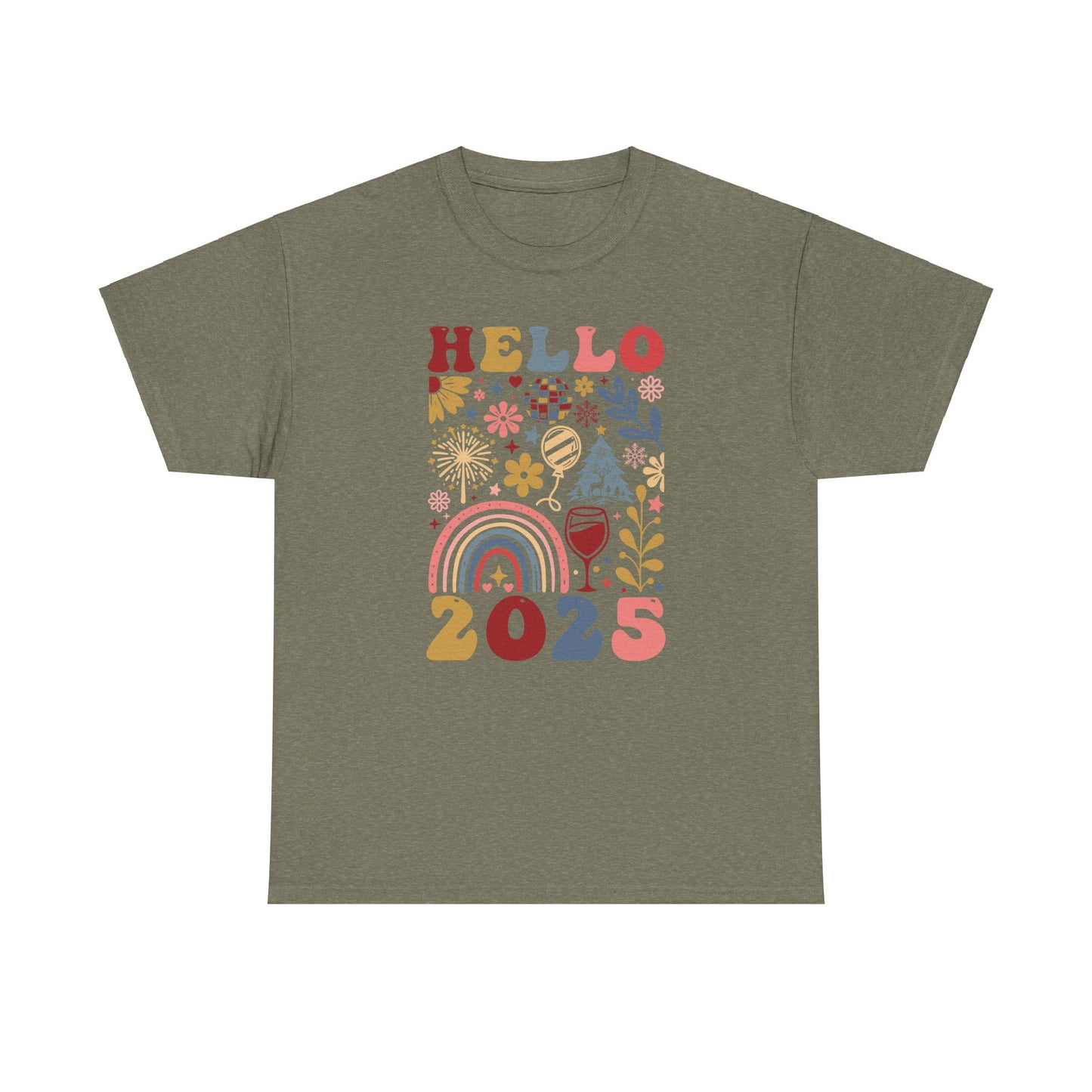 Hello 2025 Boho Tee - Kim’s Signature Beauty & Accessories (Store description)