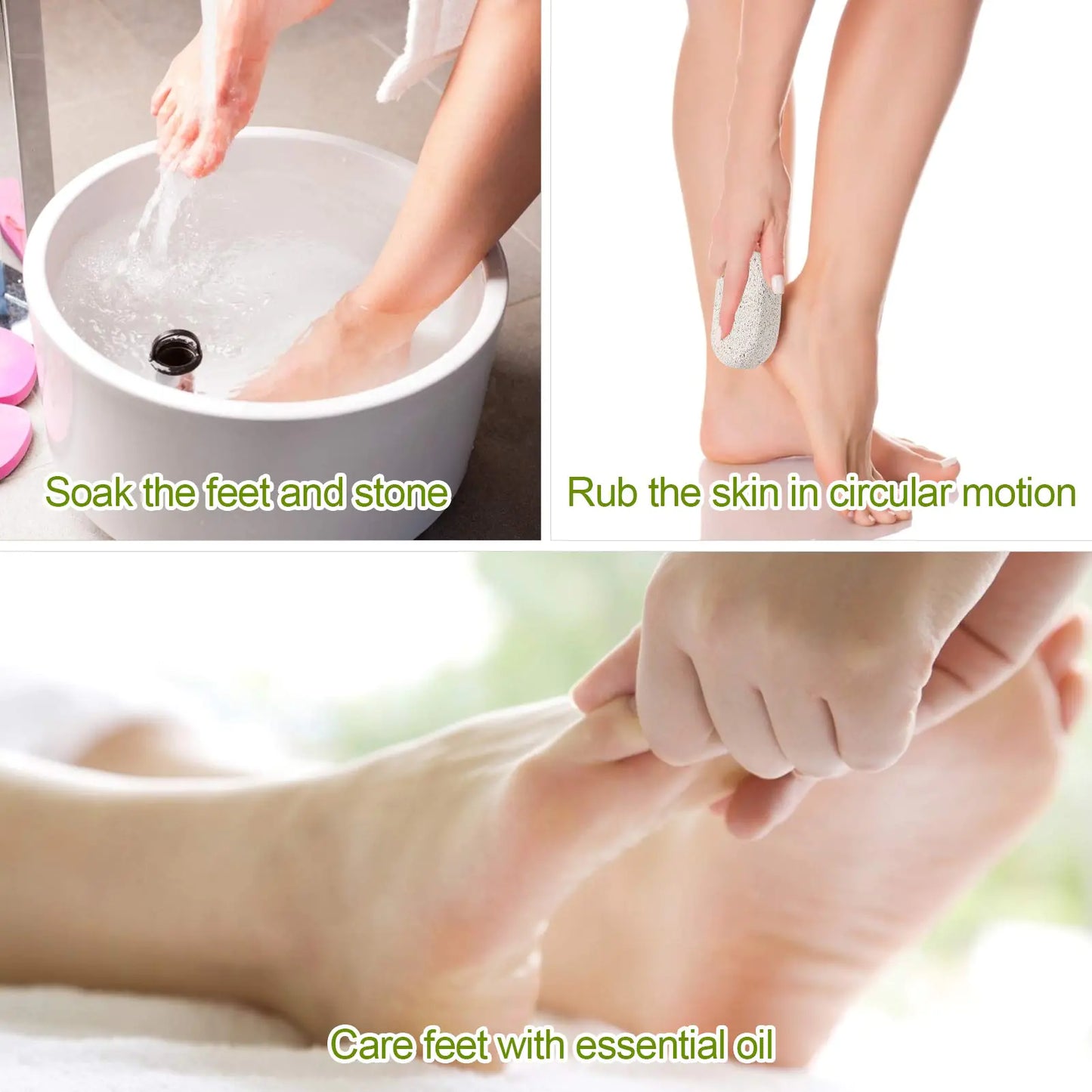 2PCS Natural Pumice Stone - Kim’s Signature Beauty & Accessories (Store description)