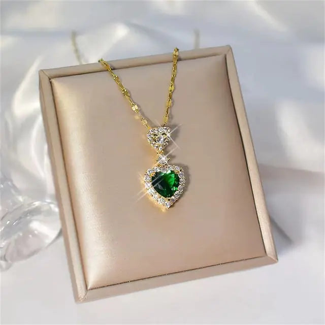 Heart Crystal Jewelry Set - Kim’s Signature Beauty & Accessories