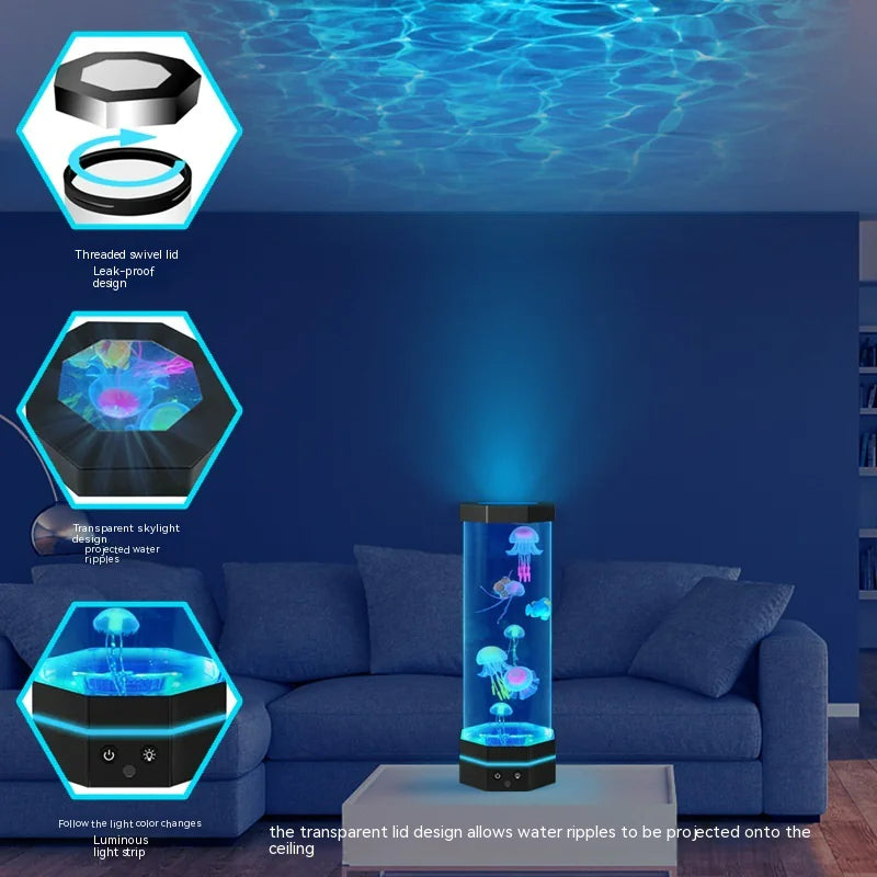Color Changing Jellyfish Lava Lamp - Kim’s Signature Beauty & Accessories (Store description)