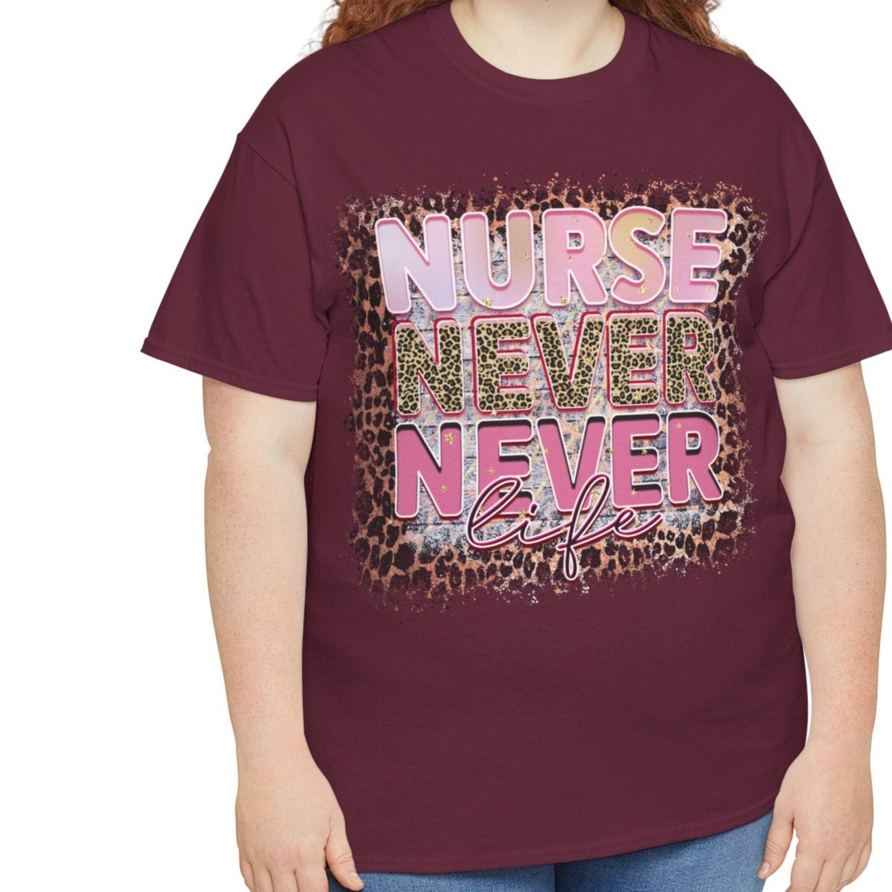 Nurse, Never, Never Life Cotton Tee - Kim’s Signature Beauty & Accessories (Store description)