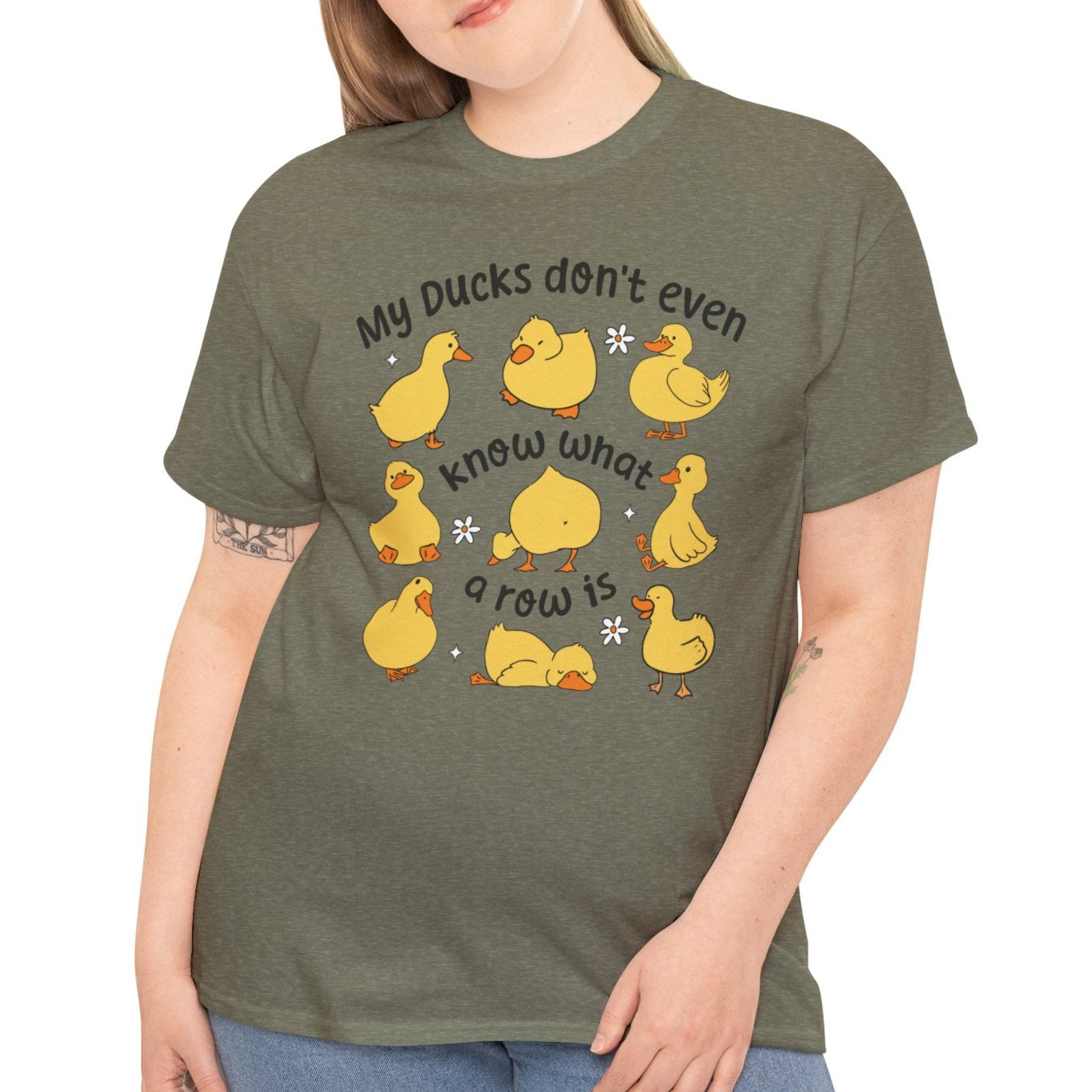 My Ducks Don’t Know What a Row Is – Funny Chaos Tee - Kim’s Signature Beauty & Accessories (Store description)