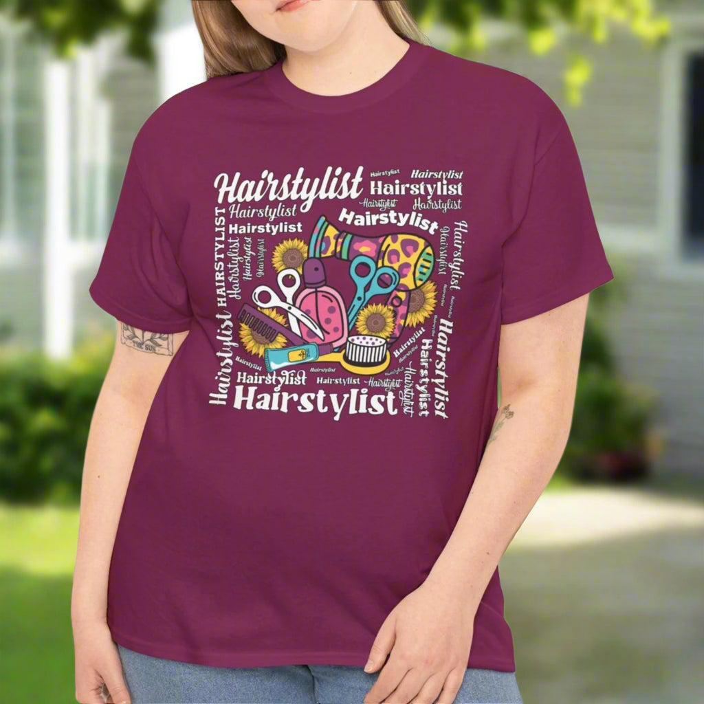 Hair Stylist Tools Design Tee - Kim’s Signature Beauty & Accessories