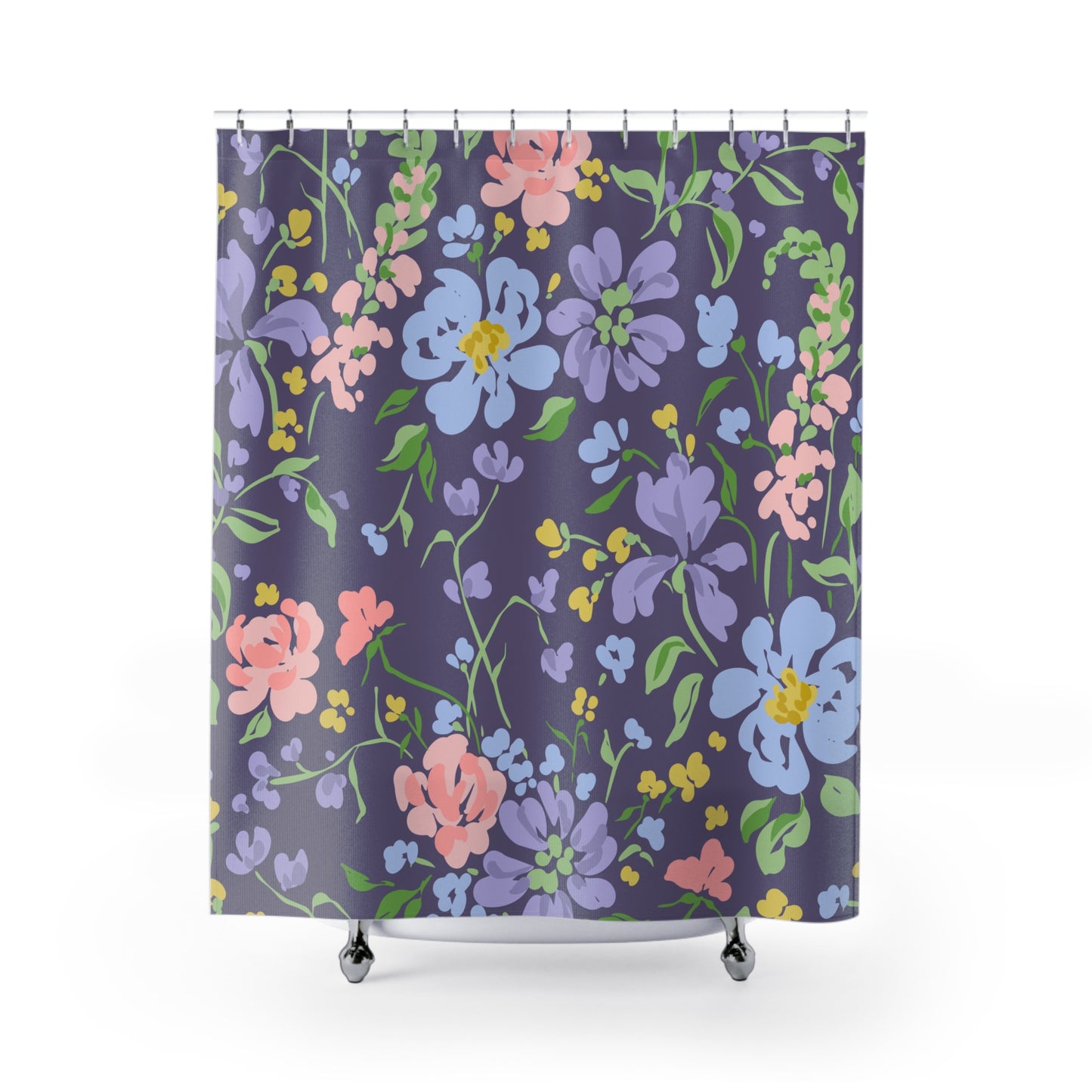 Purple Flowers | Shower Curtain - Kim’s Signature Beauty & Accessories