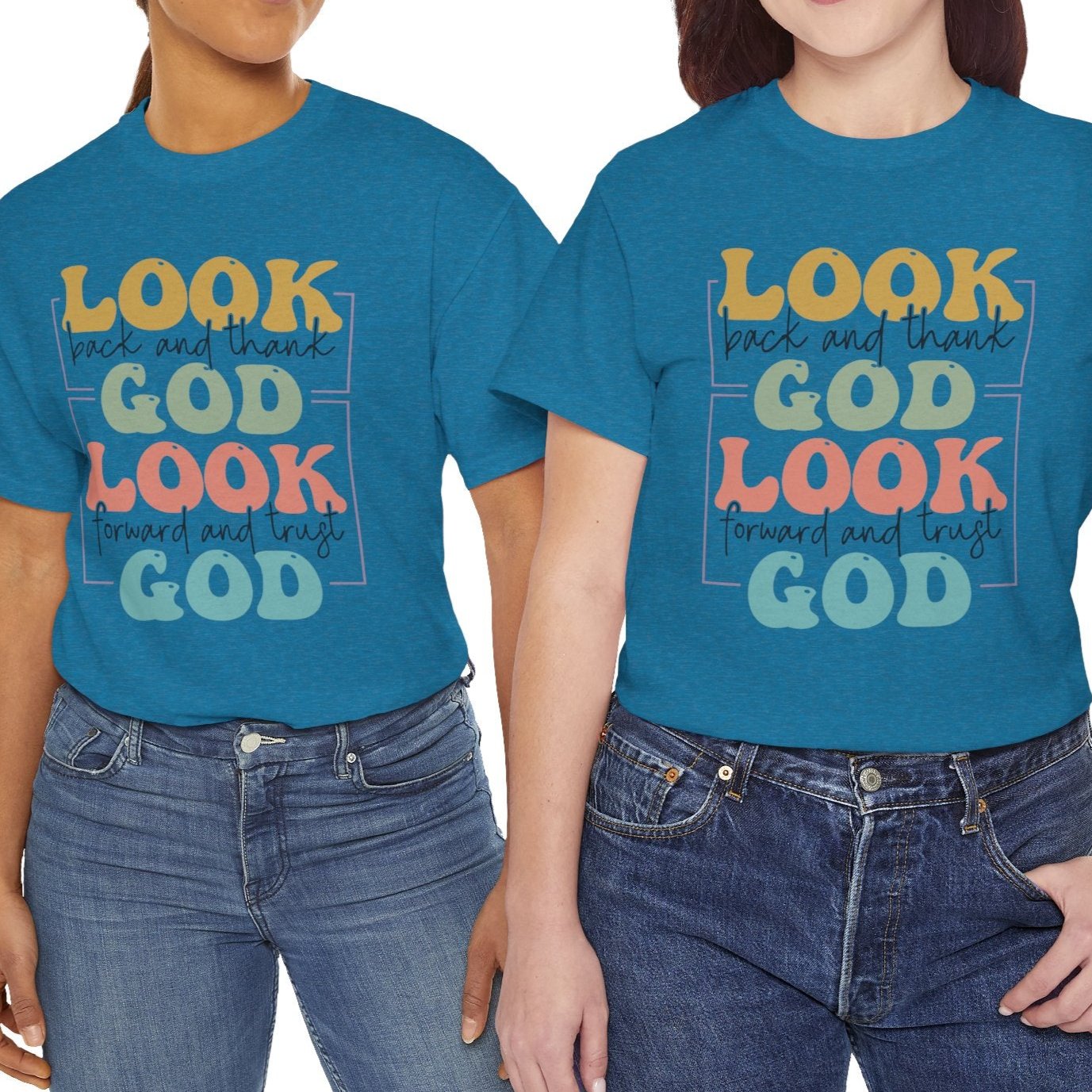 Look Back Thank God Tee - Kim’s Signature Beauty & Accessories (Store description)
