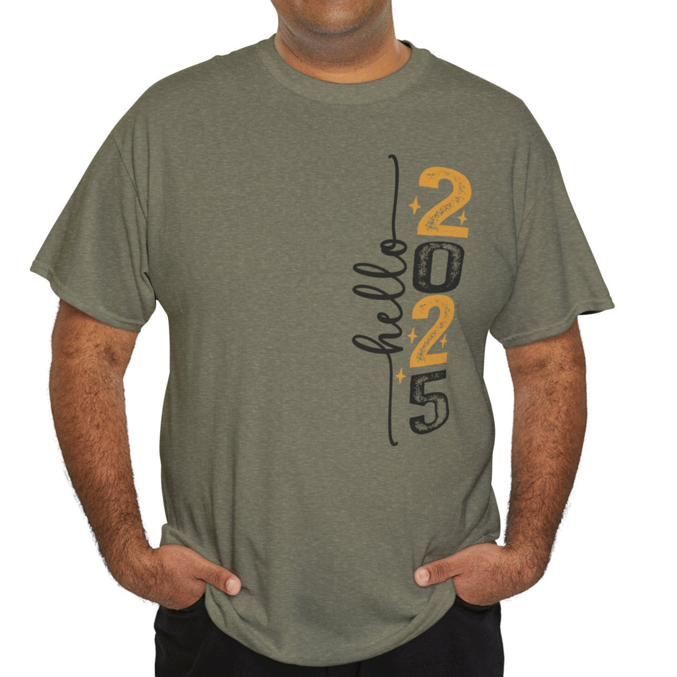 Hello 2025 Tee (front & Back Print) - Kim’s Signature Beauty & Accessories (Store description)