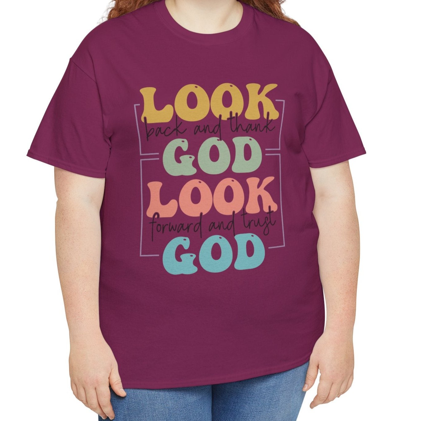 Look Back Thank God Tee - Kim’s Signature Beauty & Accessories (Store description)