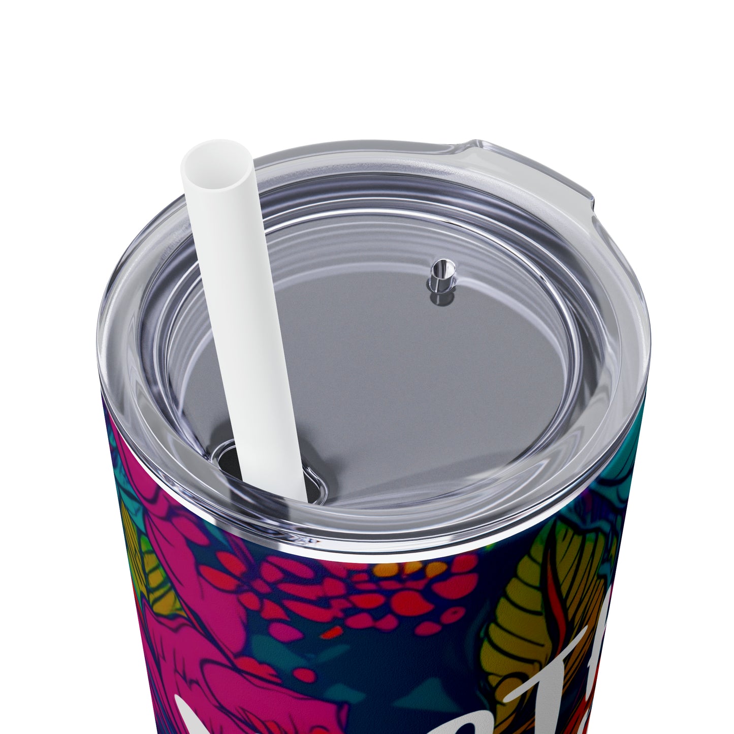 Mother of the Fricken Year |Skinny Tumbler with Straw, 20oz - Kim’s Signature Beauty & Accessories (Store description)