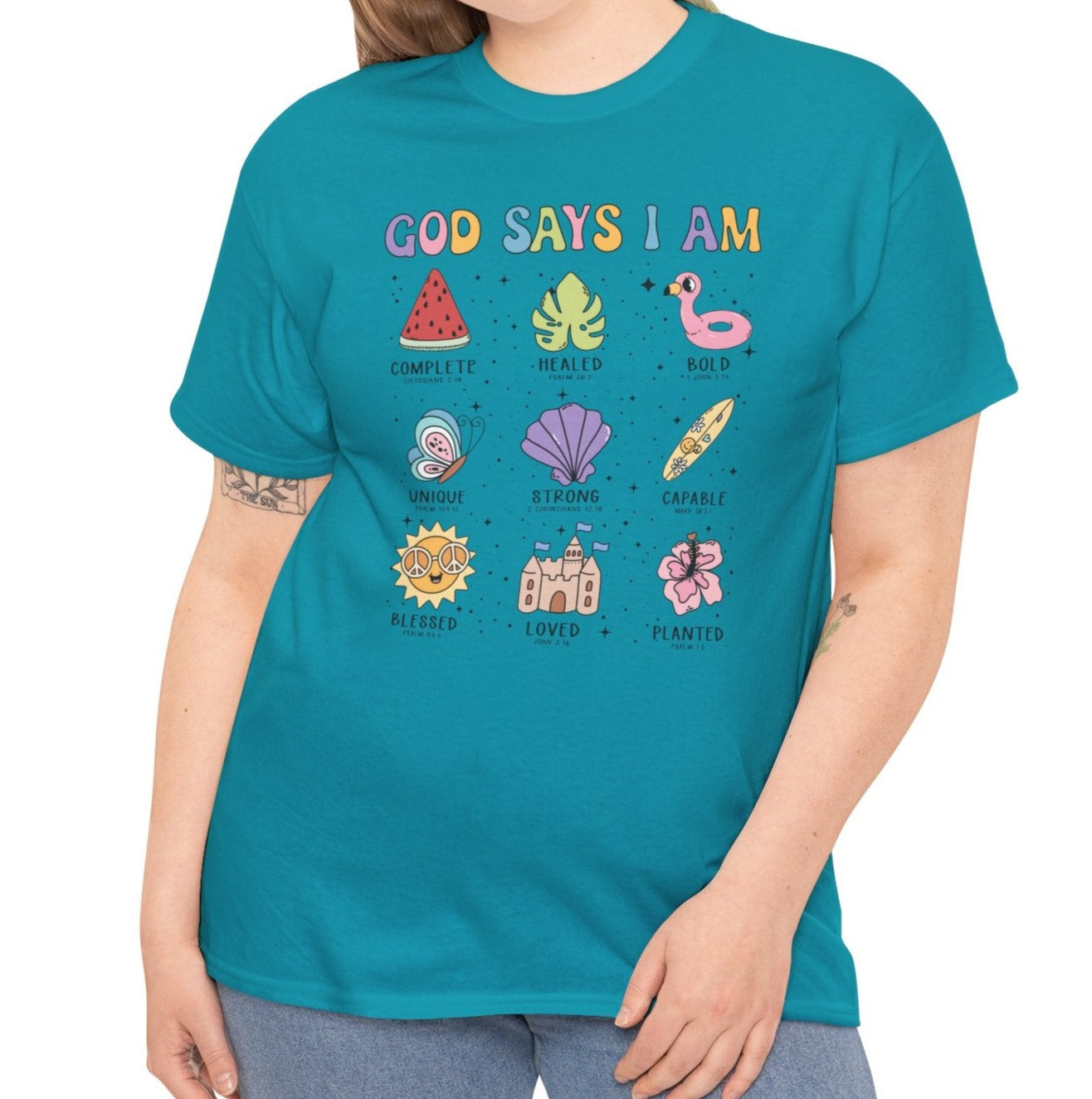 God Says I am Tee - Kim’s Signature Beauty & Accessories (Store description)