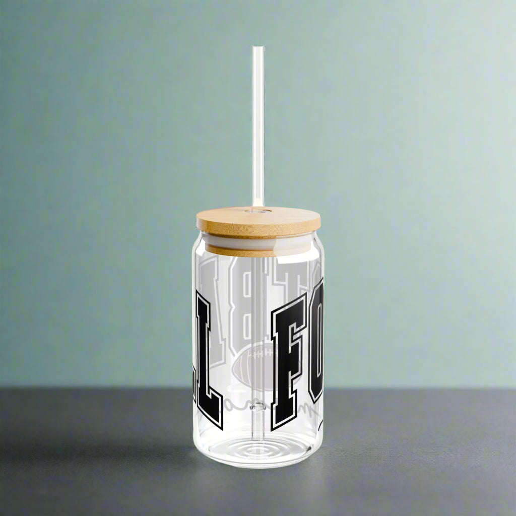 Football Mama Sipper Glass, 16oz - Kim’s Signature Beauty & Accessories (Store description)