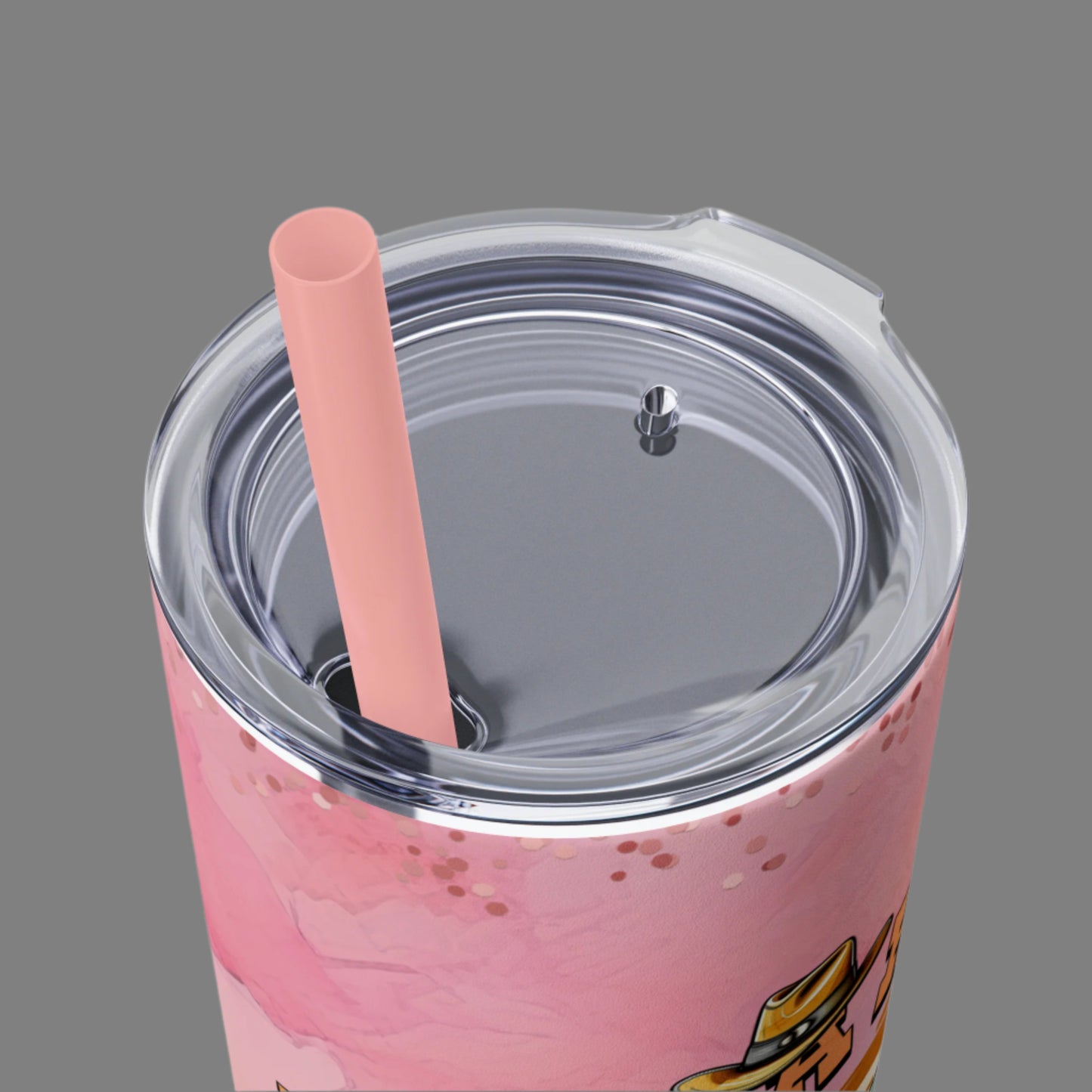 Heart like a TruckTumbler with Straw - Kim’s Signature Beauty & Accessories