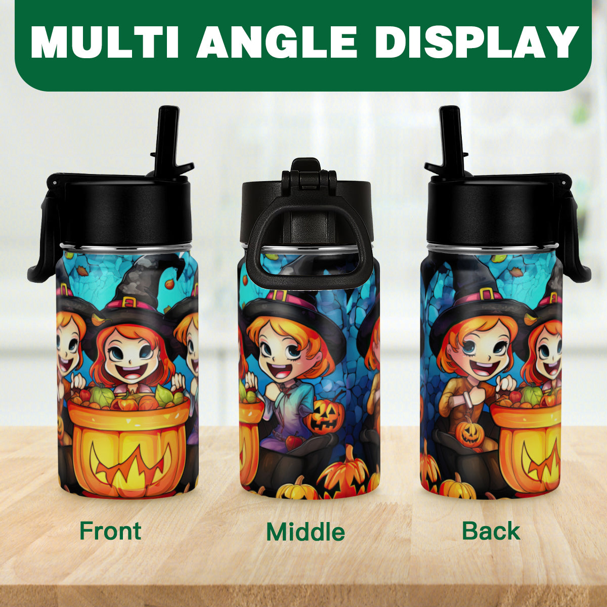 Kids Halloween Themed 12oz Tumbler - Kim’s Signature Beauty & Accessories