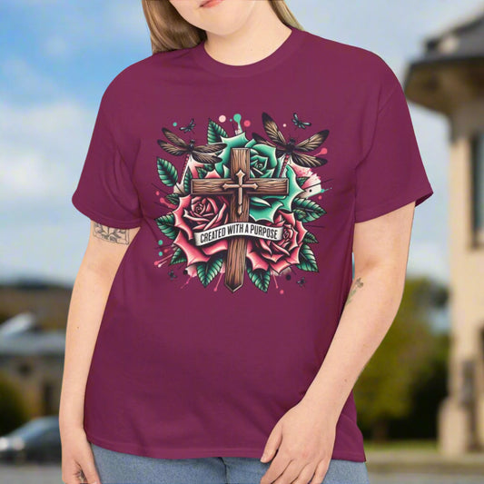 Created with a Purpose Tee - Kim’s Signature Beauty & Accessories