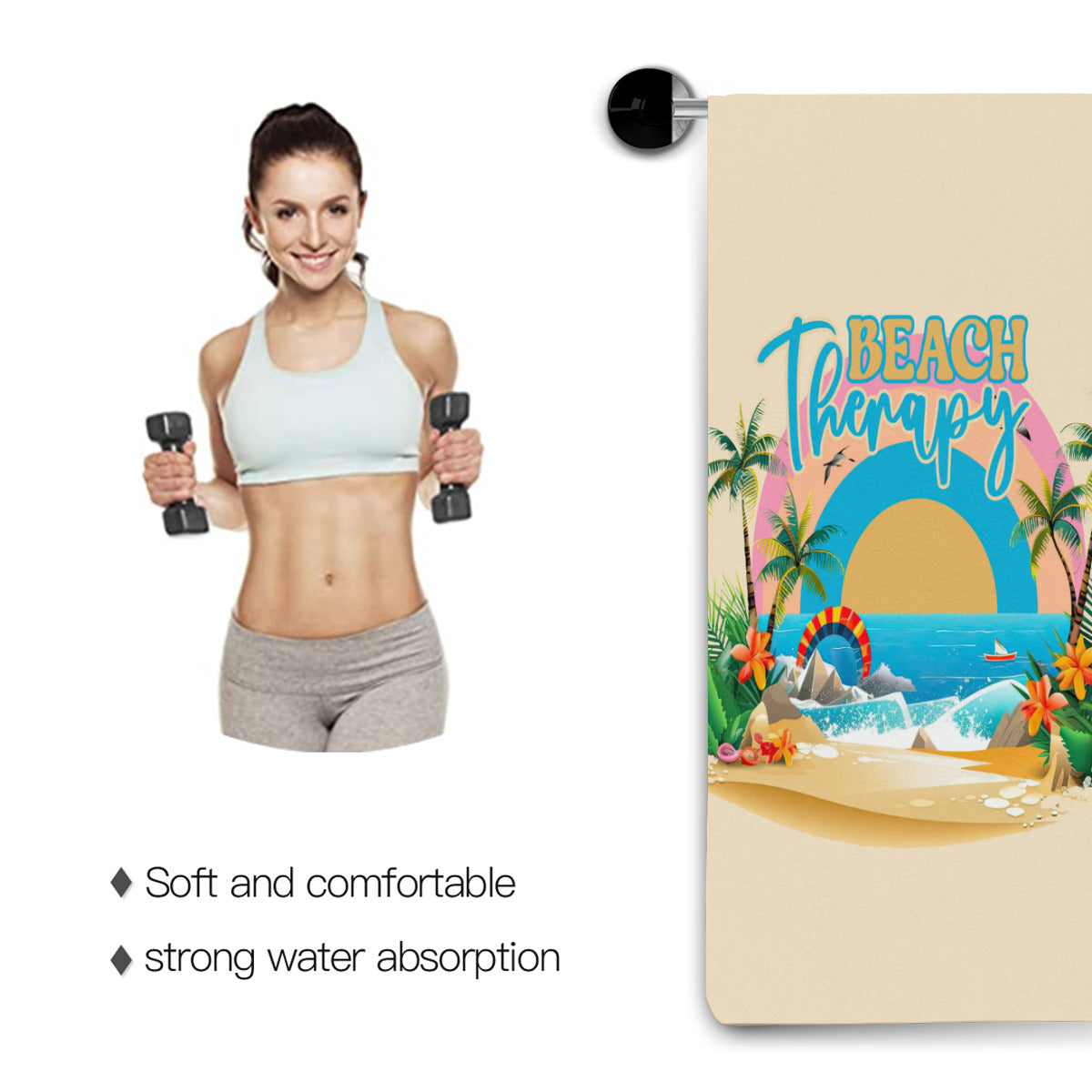 Beach Therapy Towel - Kim’s Signature Beauty & Accessories