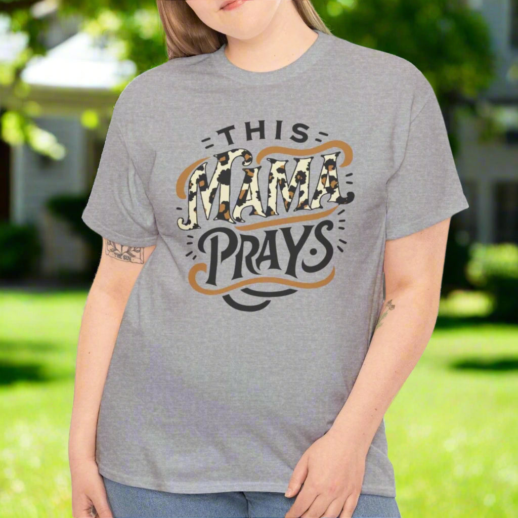 This Mama Prays Tee - Kim’s Signature Beauty & Accessories