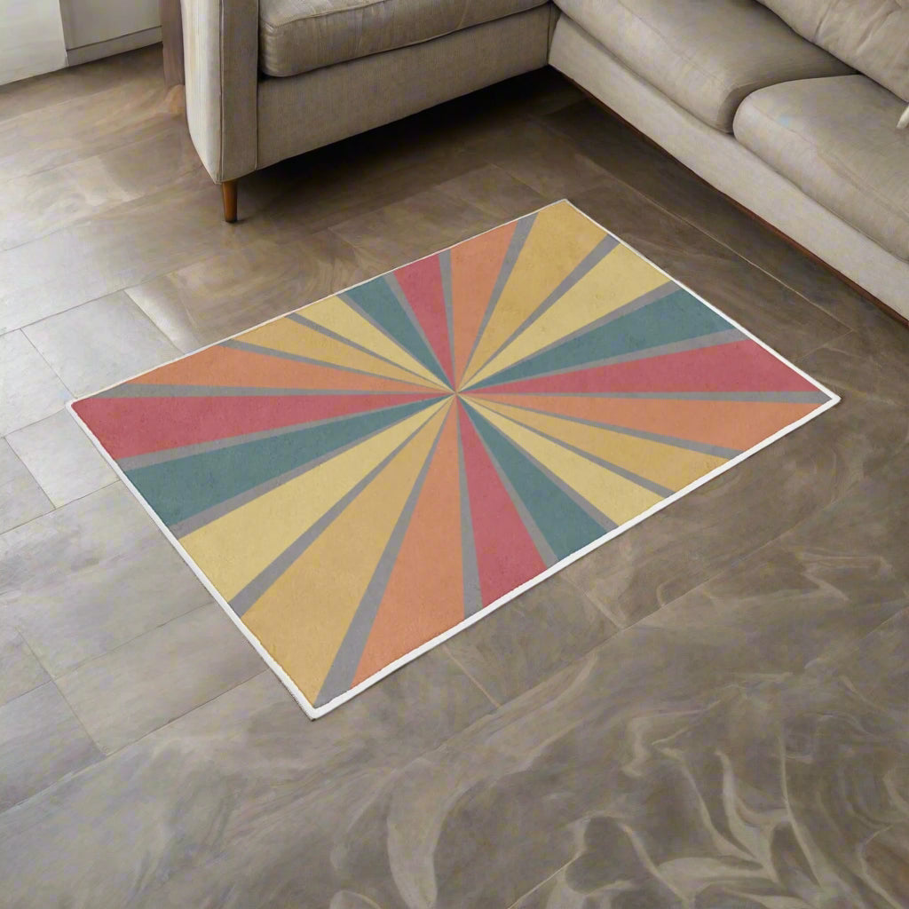 Tunnel Vision Rectangular Shaped Rug - Kim’s Signature Beauty & Accessories