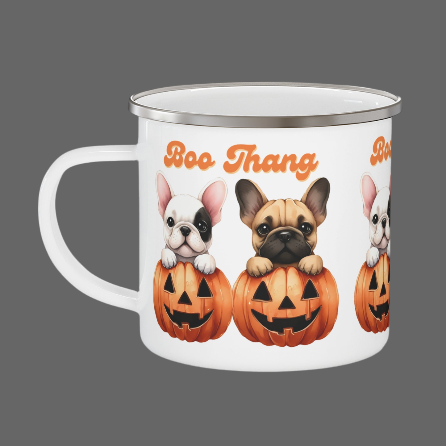 Boo Thang Enamel Camping Mug - Kim’s Signature Beauty & Accessories (Store description)