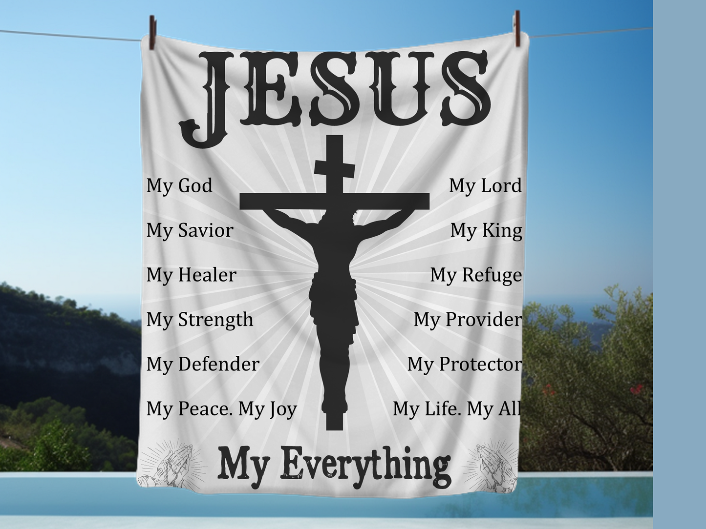 Jesus Blanket (50X60) - Kim’s Signature Beauty & Accessories (Store description)