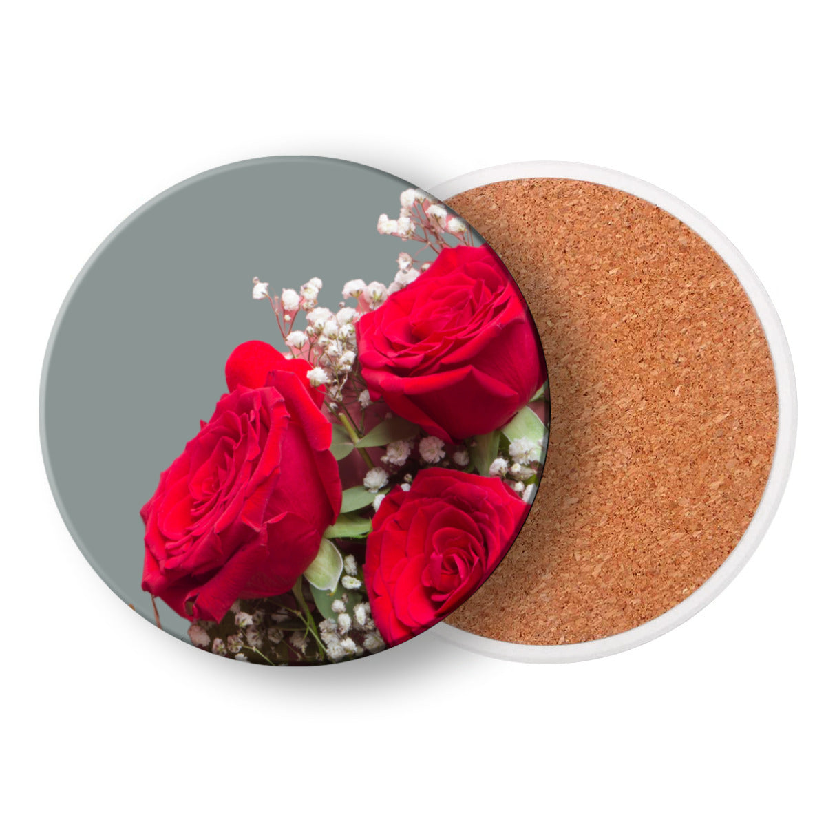 Rose Bud Round Coasters - Kim’s Signature Beauty & Accessories