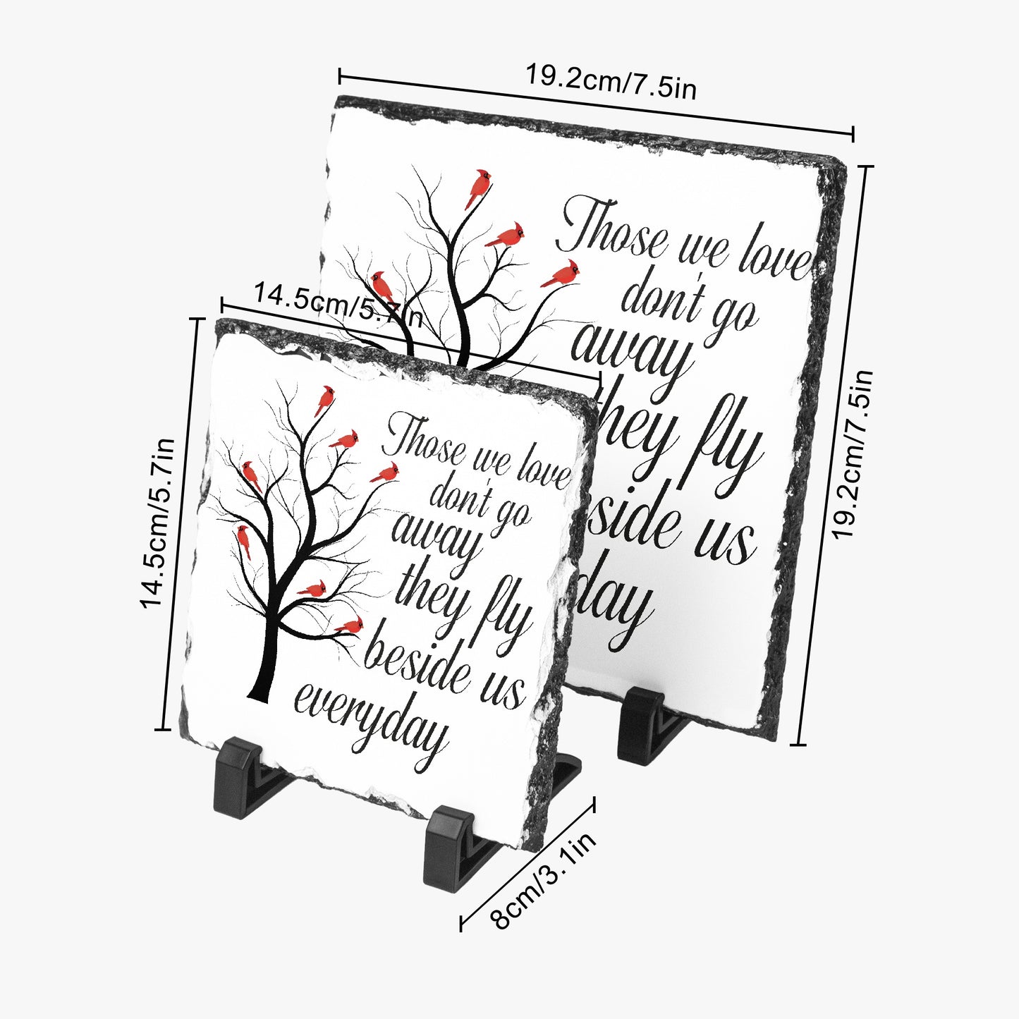 Those We Love Square Plaque - Kim’s Signature Beauty & Accessories (Store description)
