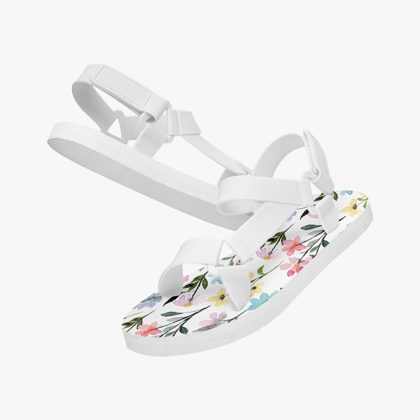 Spring Floral | Casual Strappy Sandals - Kim’s Signature Beauty & Accessories (Store description)