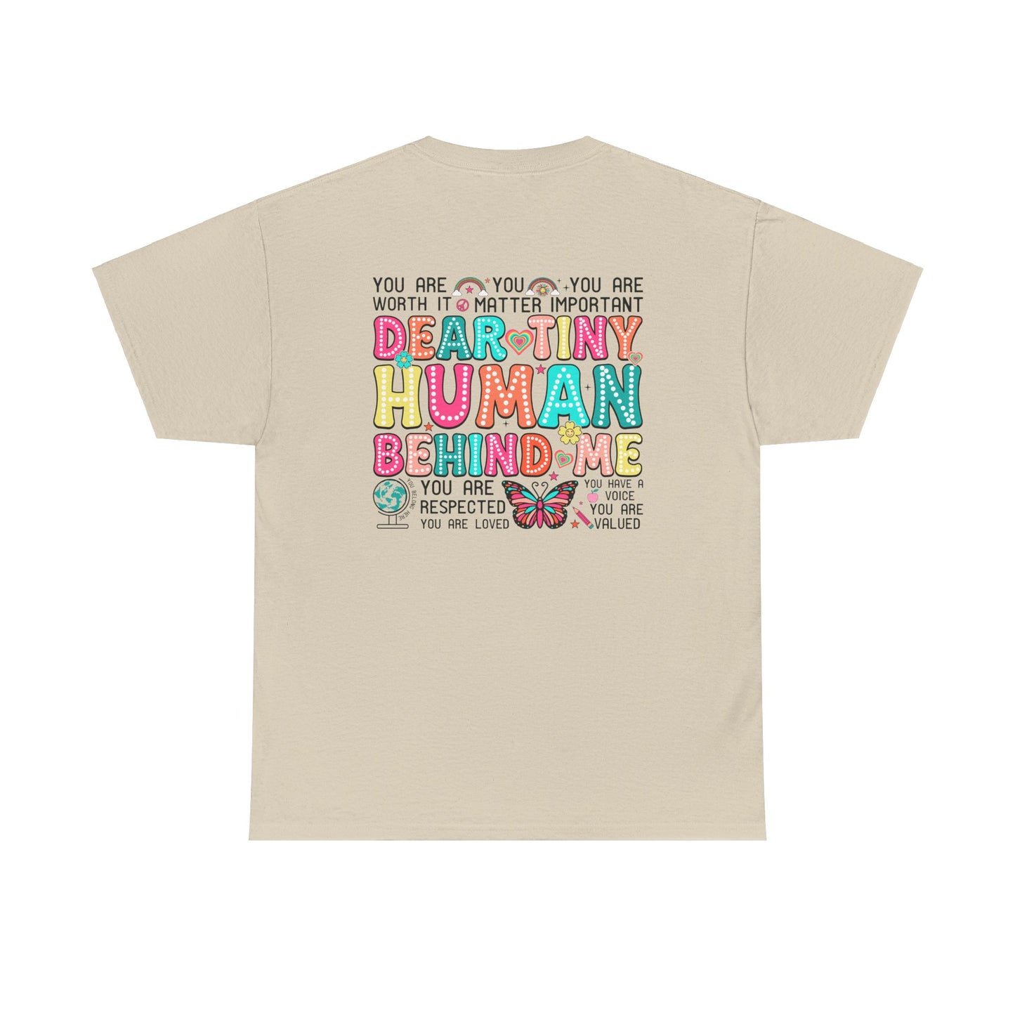Tiny Humans behind me Tee - Kim’s Signature Beauty & Accessories (Store description)