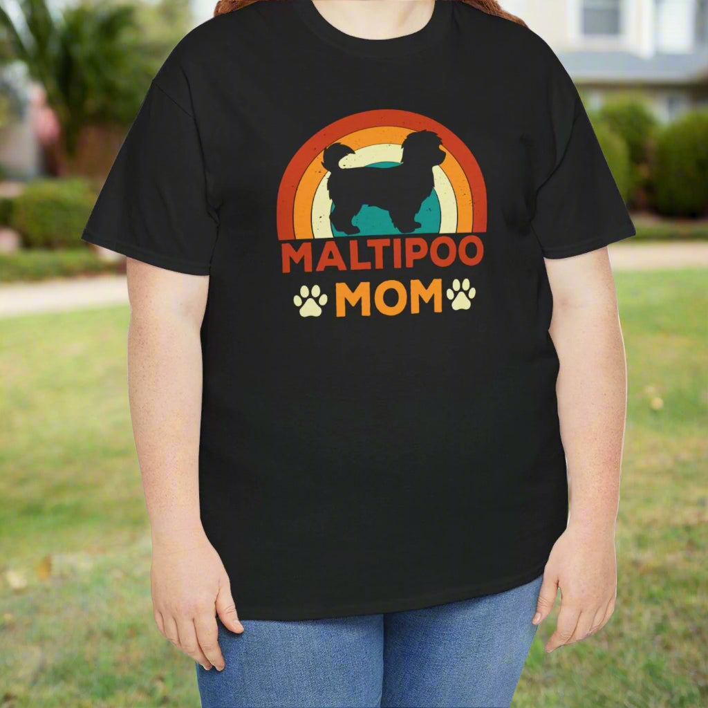 Maltipoo Mom | Cotton Tee - Kim’s Signature Beauty & Accessories
