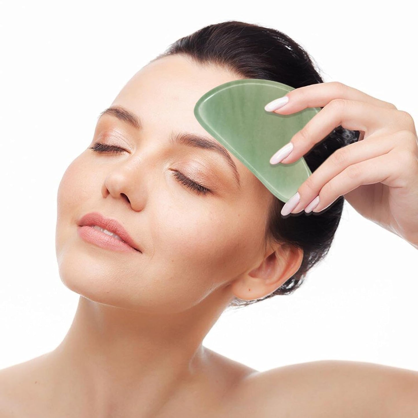 Rose Quartz Gua Sha Stone – Skin-Lifting Facial Tool for Face & Neck - Kim’s Signature Beauty & Accessories (Store description)