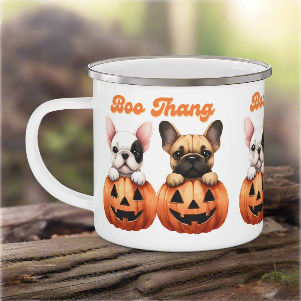Boo Thang Enamel Camping Mug - Kim’s Signature Beauty & Accessories (Store description)