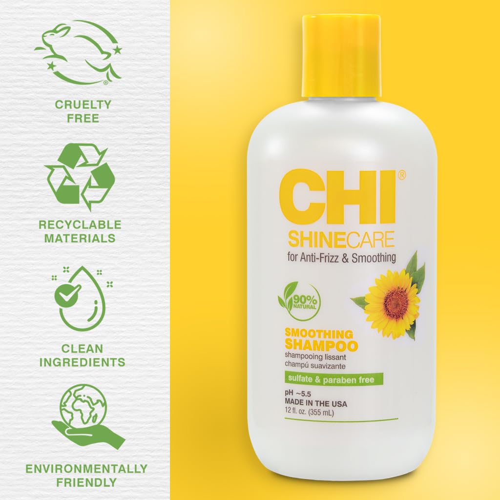 CHI ShineCare Smoothing Shampoo 12 Oz - Kim’s Signature Beauty & Accessories (Store description)