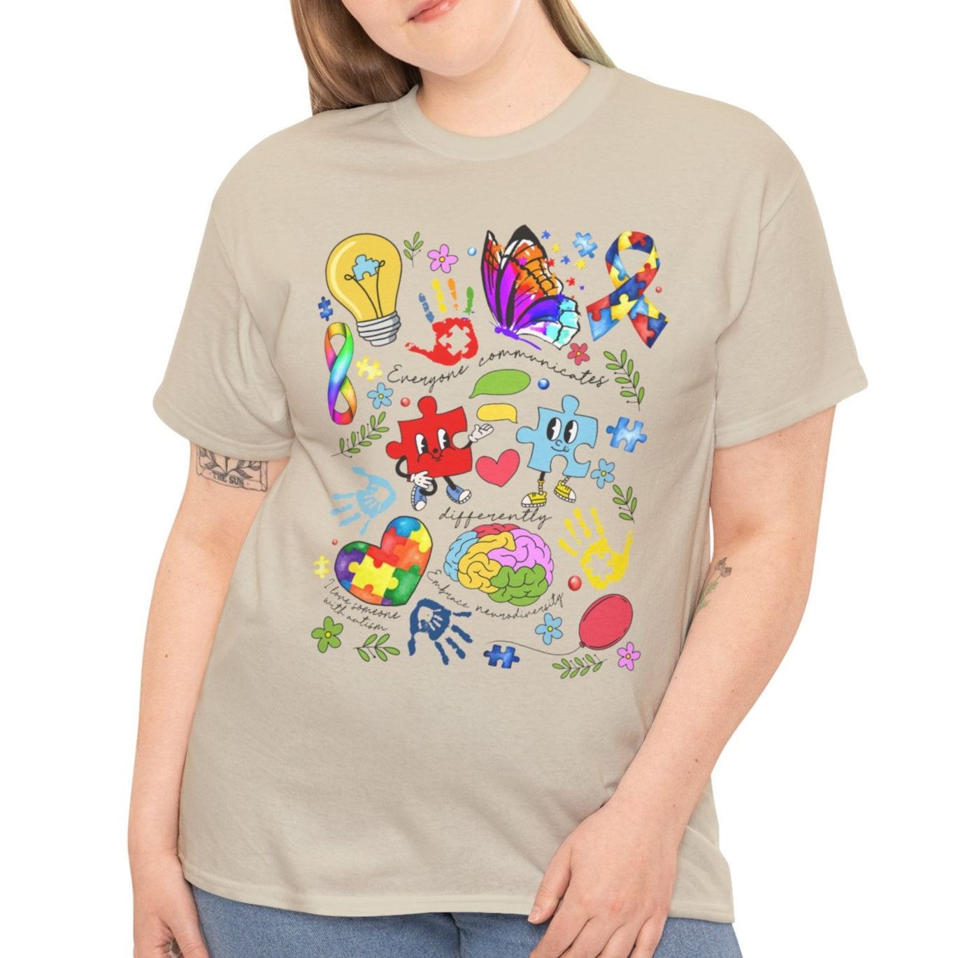Proud Autism Mom Cotton Tee - Kim’s Signature Beauty & Accessories (Store description)