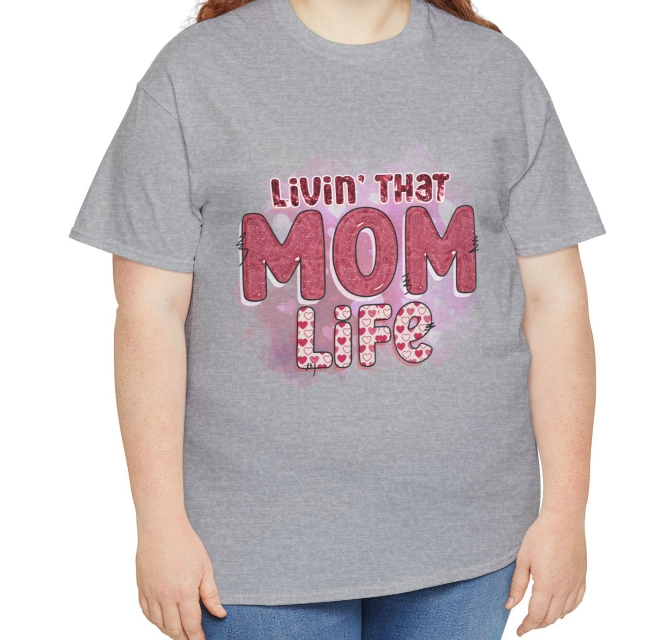 Livin that Mom Life | Cotton Tee - Kim’s Signature Beauty & Accessories