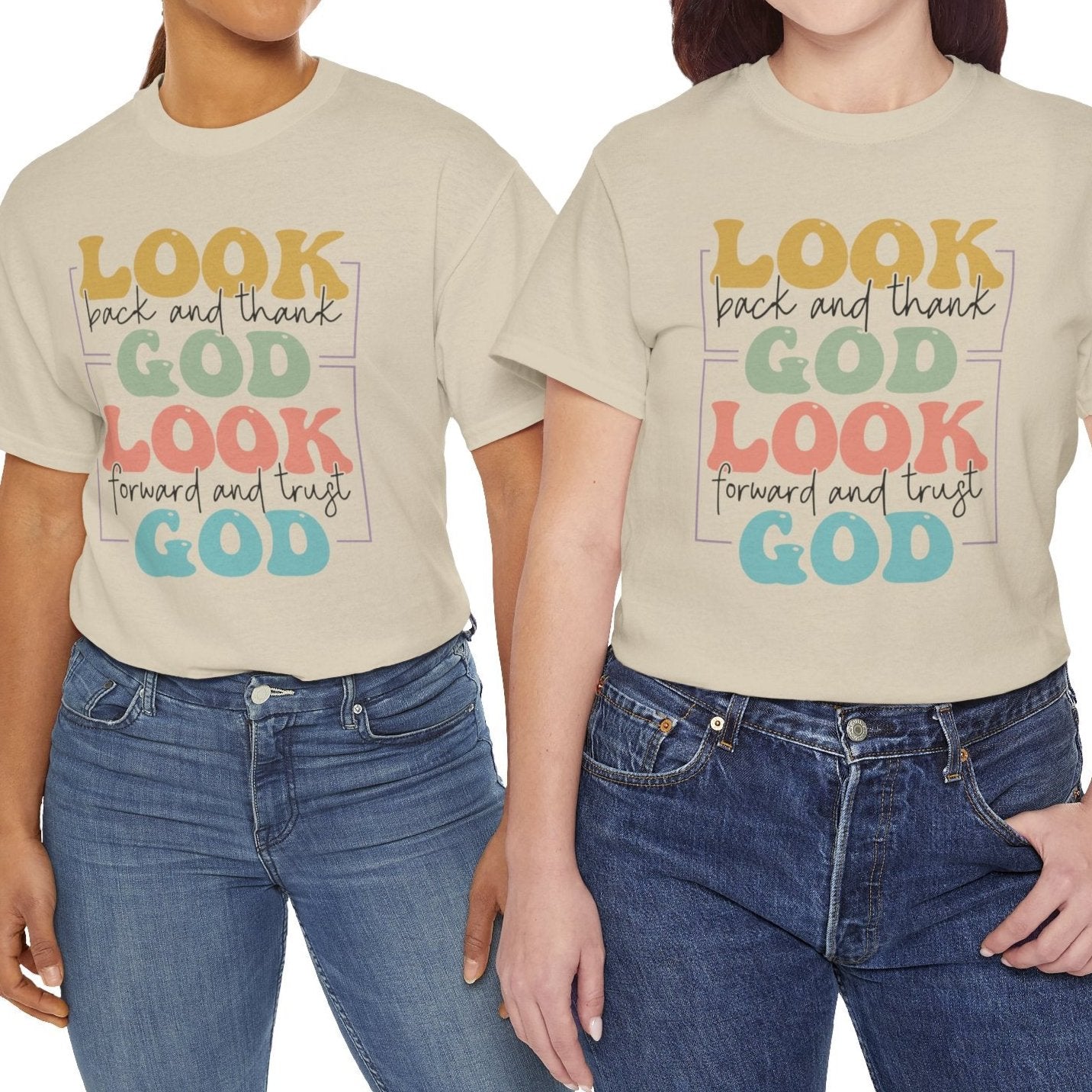 Look Back Thank God Tee - Kim’s Signature Beauty & Accessories (Store description)