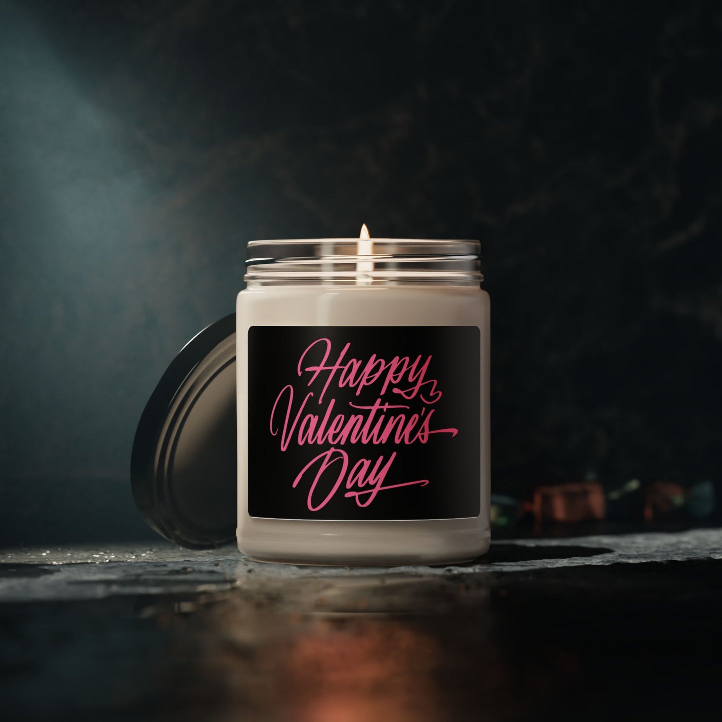 Happy Valentine's Day Scented Soy Candle, 9oz - Kim’s Signature Beauty & Accessories (Store description)