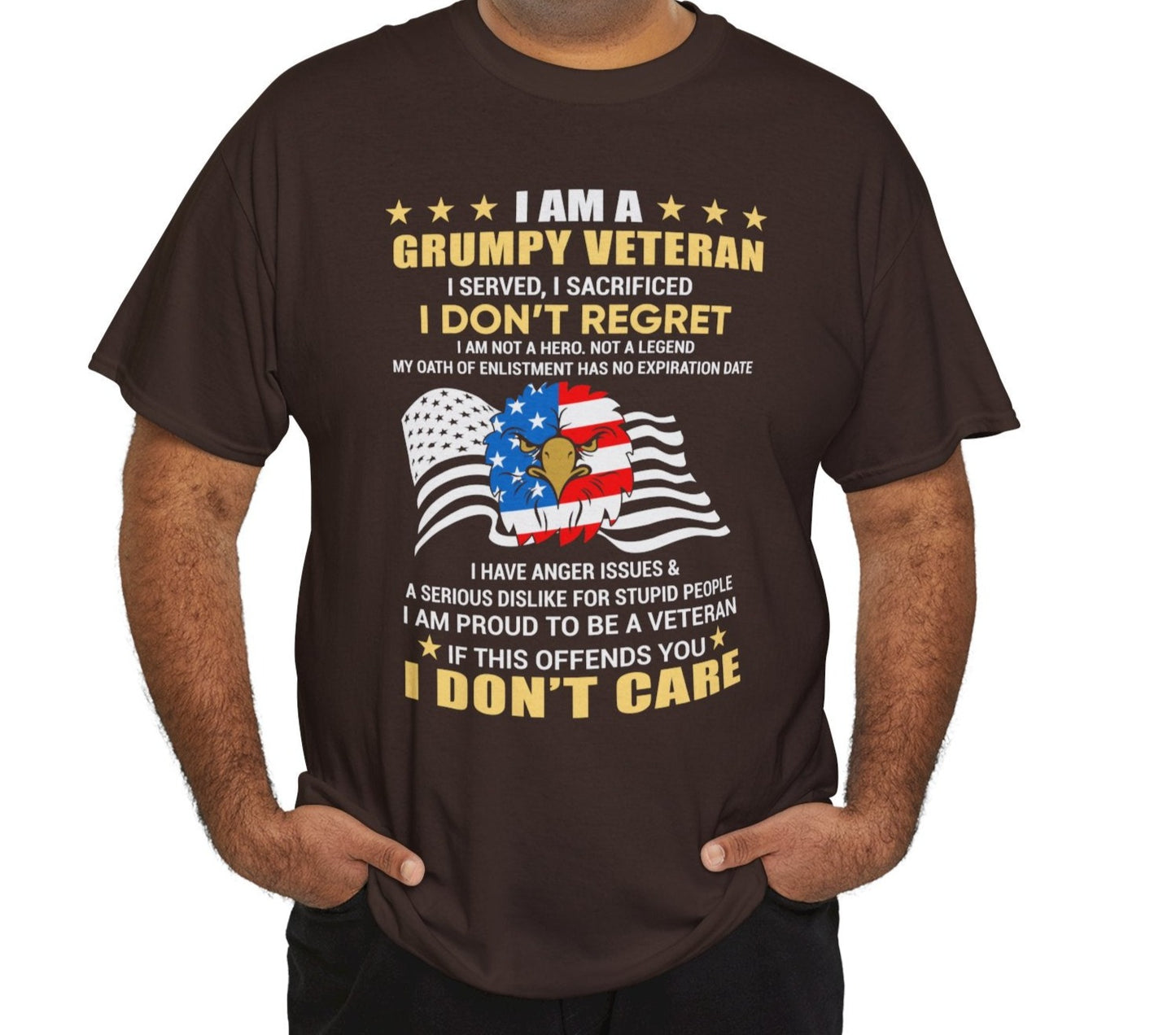 Grumpy Veteran Tee - Kim’s Signature Beauty & Accessories (Store description)