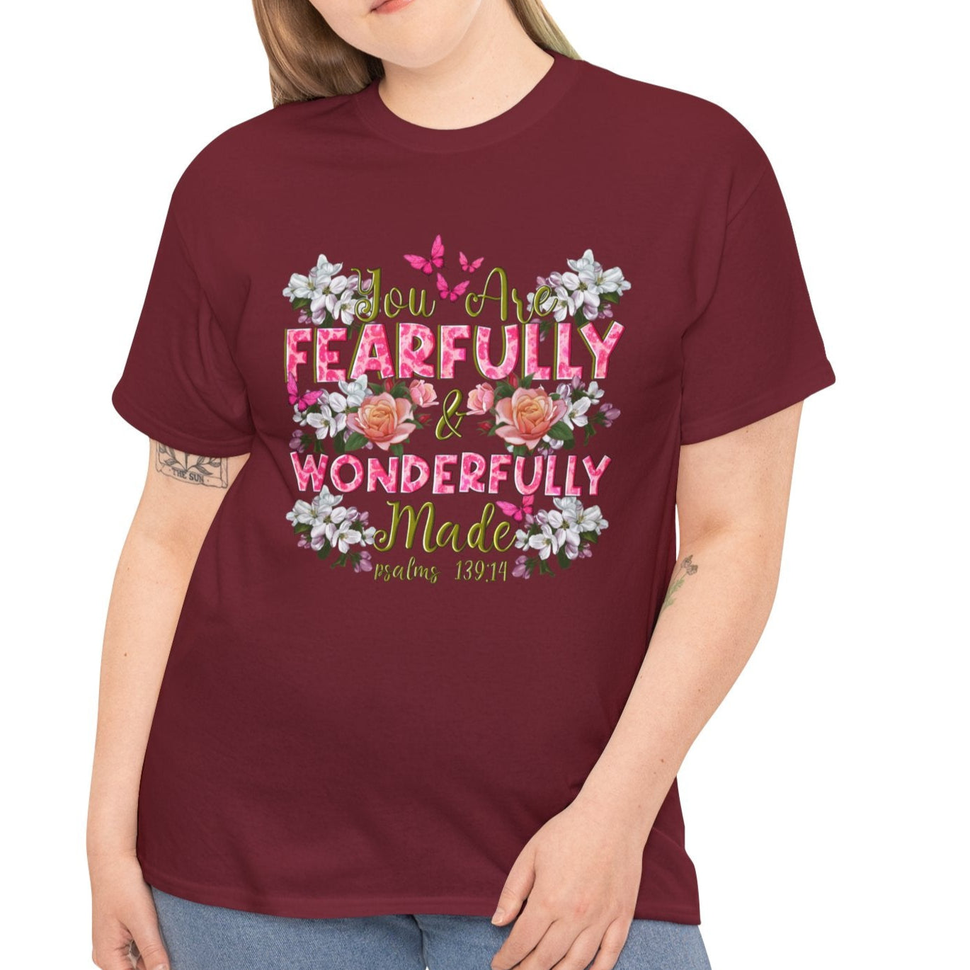 Fearfully & Wonderfully Made Tee - Kim’s Signature Beauty & Accessories (Store description)