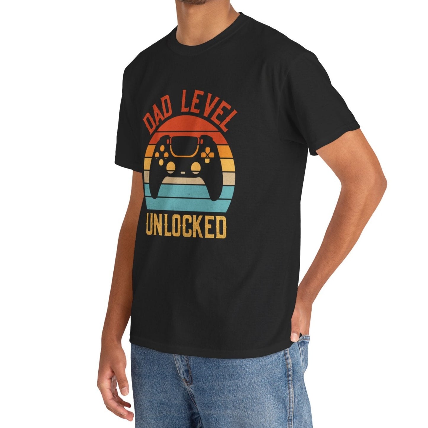 Dad Level Unlocked Tee - Kim’s Signature Beauty & Accessories