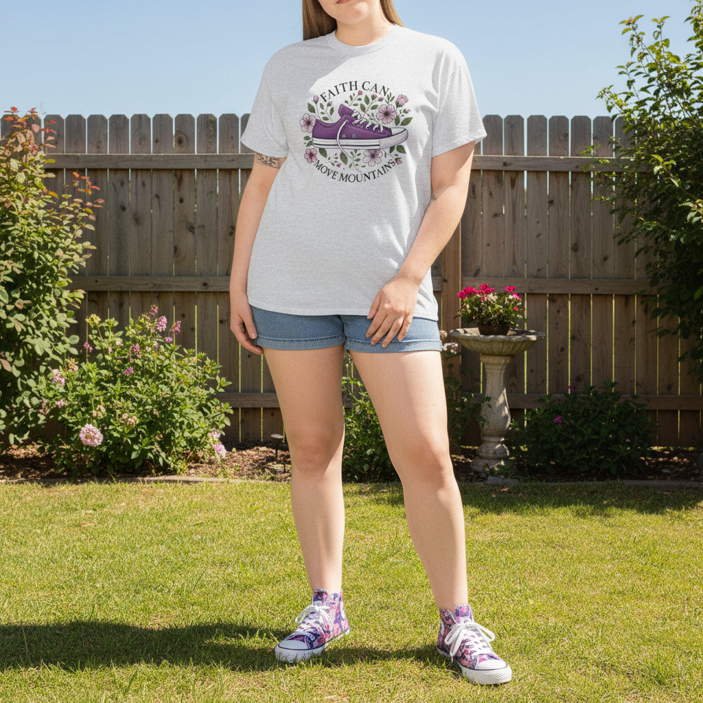 Faith Can Move Mountains Tee - Kim’s Signature Beauty & Accessories