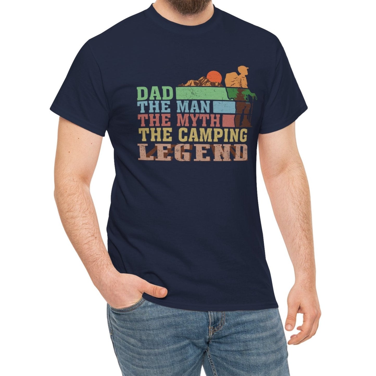 Dad The Camping Legend | Cotton Tee - Kim’s Signature Beauty & Accessories (Store description)