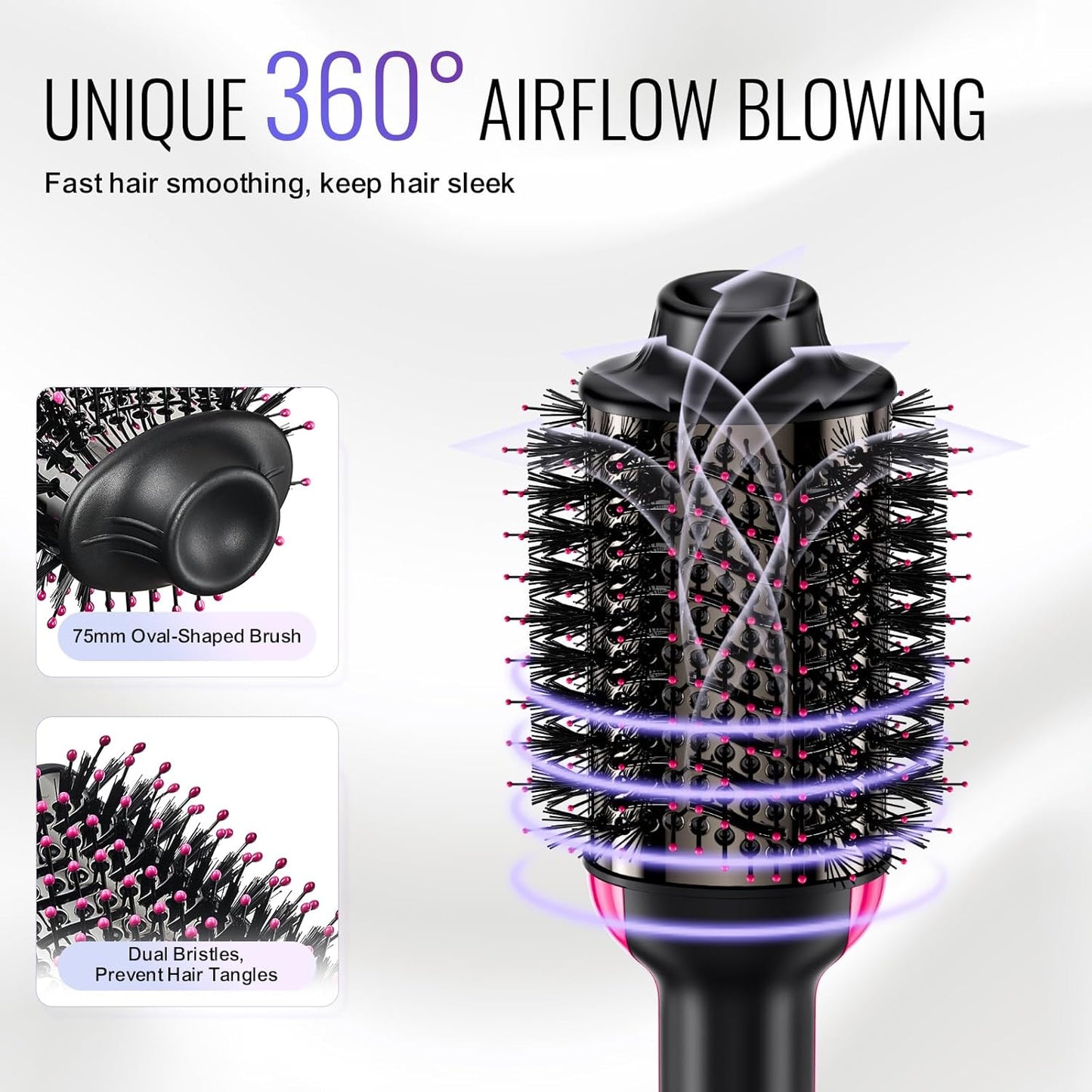 VEVOR 4-in-1 Hair Dryer Brush – Dry, Style & Volumize with Less Frizz - Kim’s Signature Beauty & Accessories (Store description)