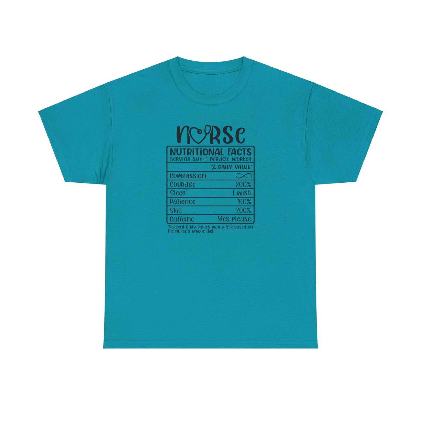Nurse Nutritional Facts | Cotton Tee - Kim’s Signature Beauty & Accessories (Store description)