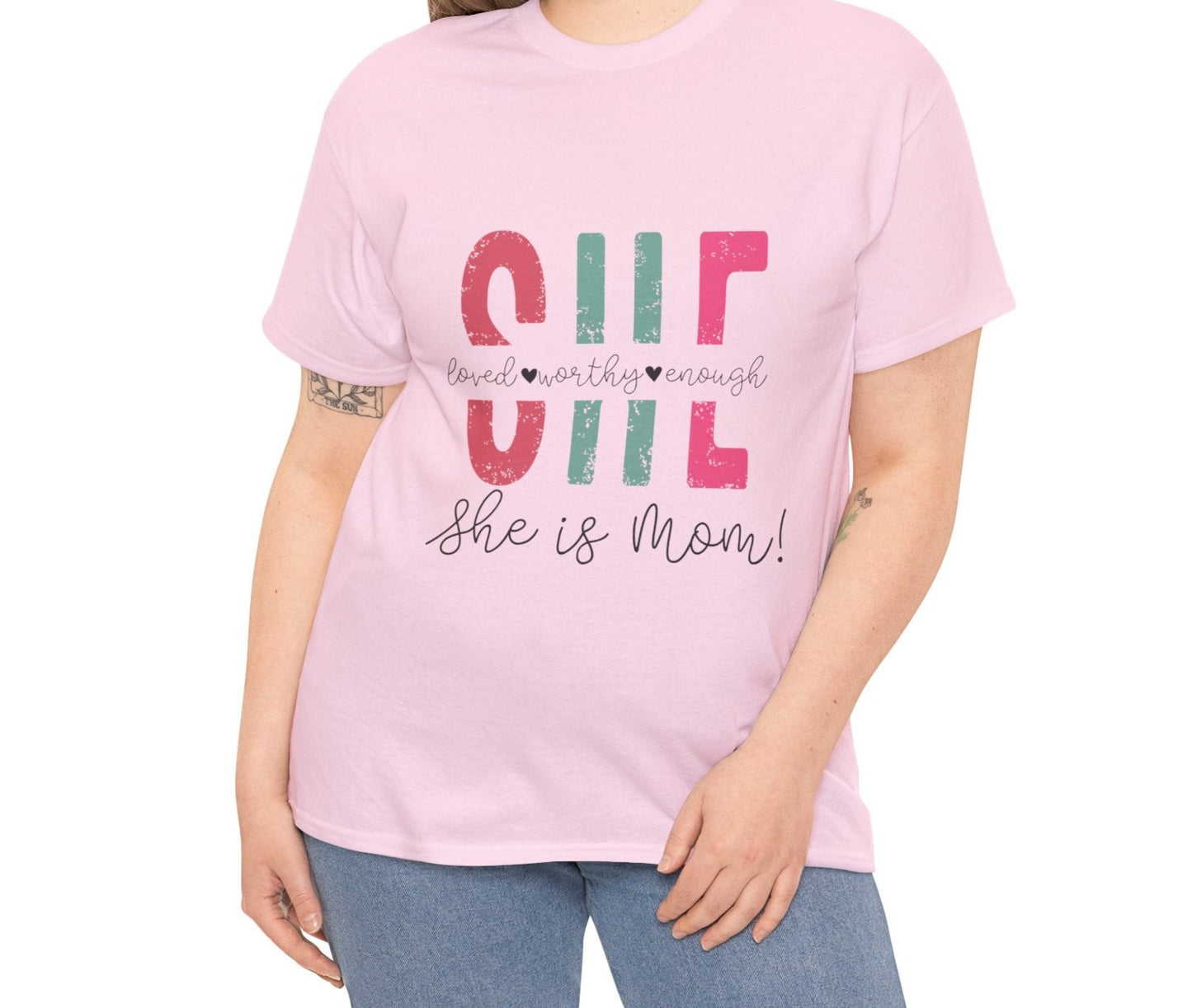She is | Cotton Tee - Kim’s Signature Beauty & Accessories (Store description)